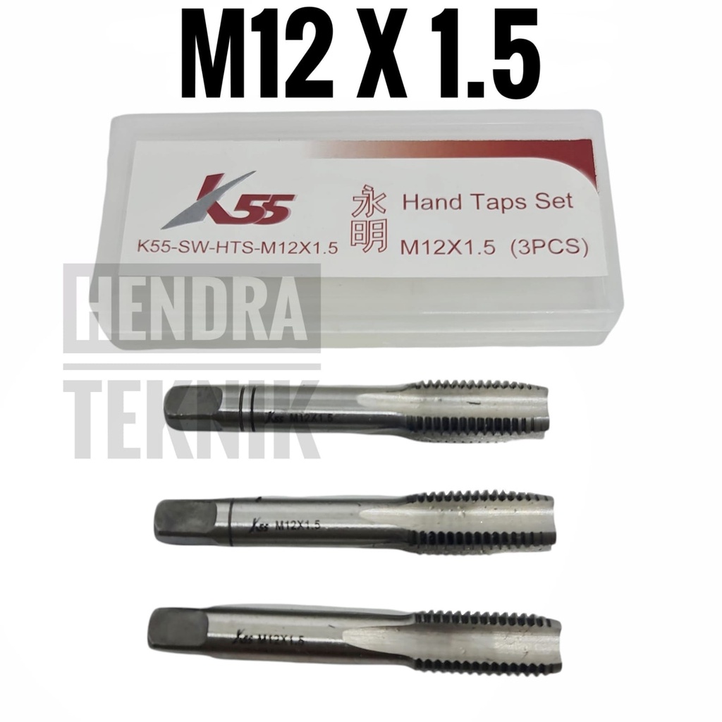 Jual HANDTAP 12X1.5 PEMBUAT DRAT DALAM M12 X 1.5 HENTAP 12MM SNEI TAP ...