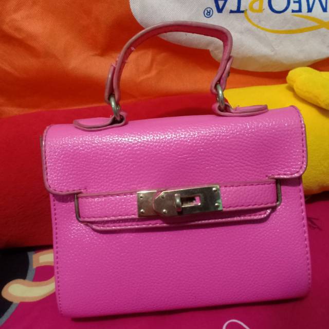 Preloved Tas Mini - Fuschia
