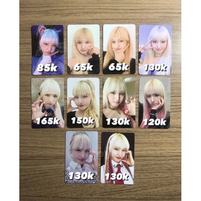 PHOTOCARD LIZ IVE BENEFIT LOVE DIVE KTOWN R1 R2 ELEVEN PC ALBUM VER1 VER2 BENE SOUNDWAVE LODI SSQ MV