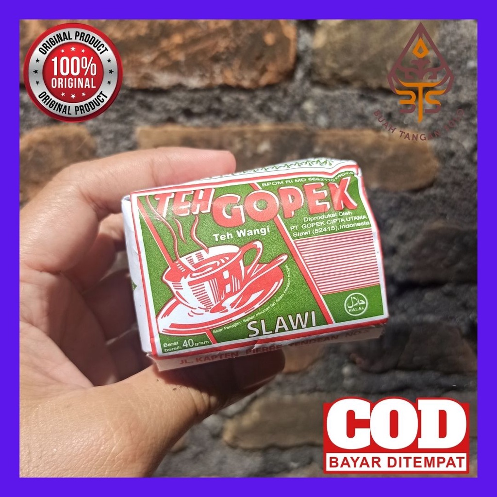 

Teh Cap GOPEK Teh Tubruk Solo Teh Khas Wedangan Solo 40gr