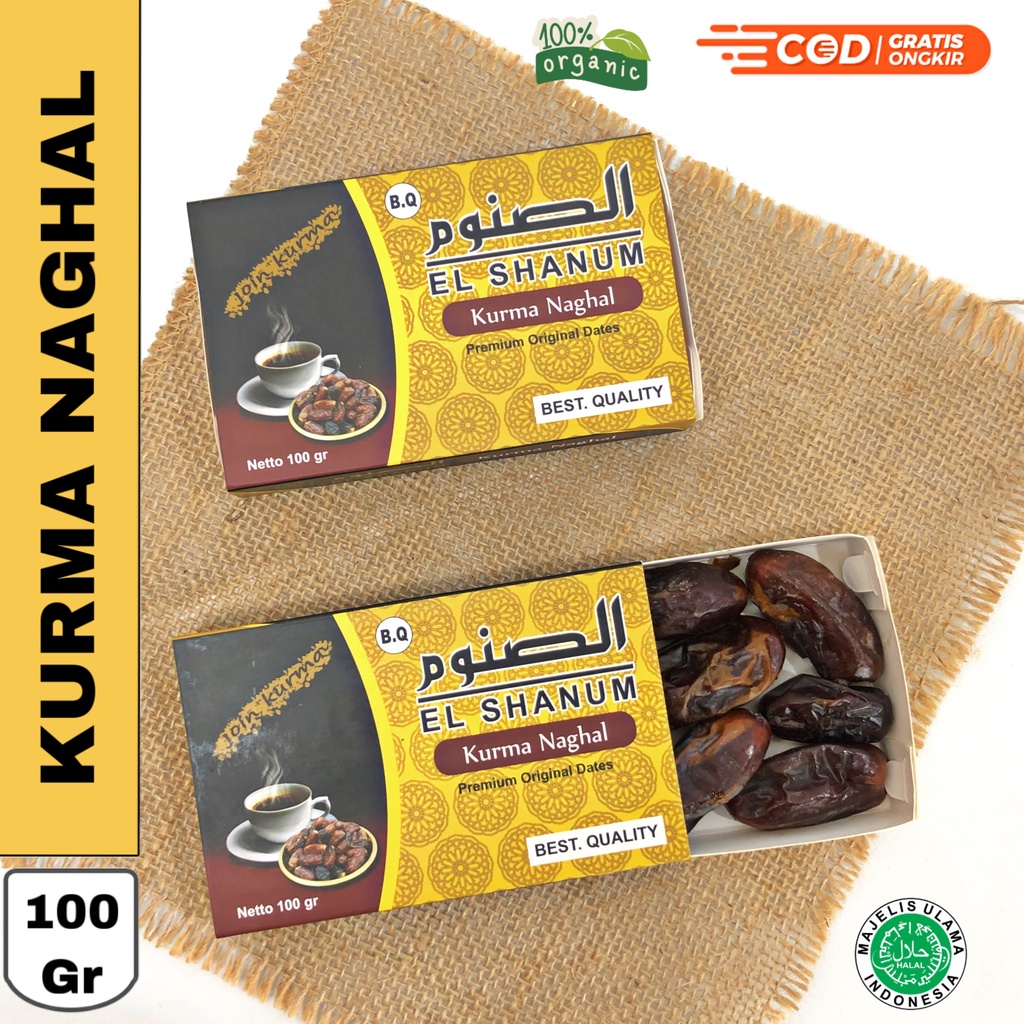 

[ COD ] KURMA NAGHAL KEMASAN 100 GRAM BOX / NAGHAL AL SAAD / KURMA NAGHAL / CEMILAN