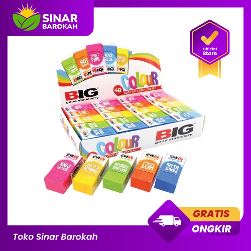 

Penghapus BIG Color Eraser 9403 Set 6 pcs