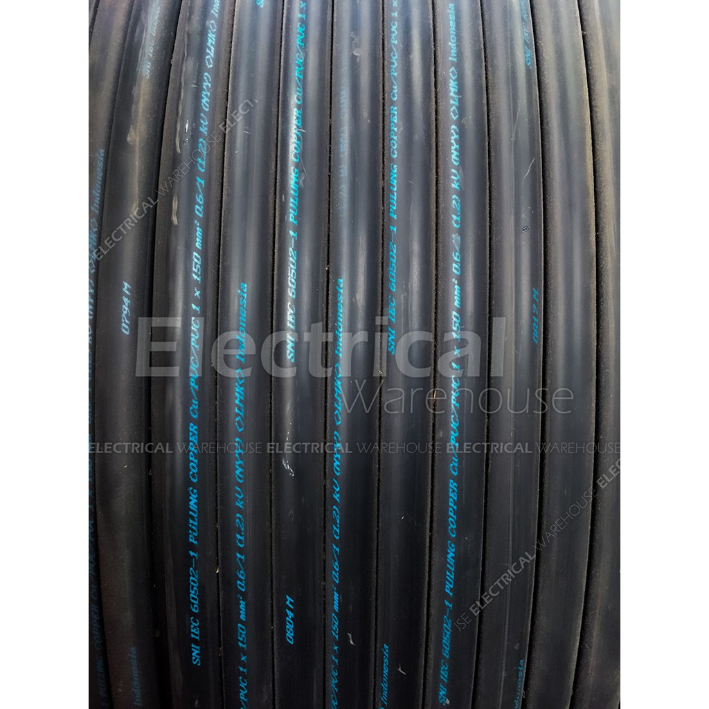 Kabel Listrik NYY 1x150mm2 PULUNG ( 1x150mm 1x150 150mm2 150mm 1 x 150 mm )