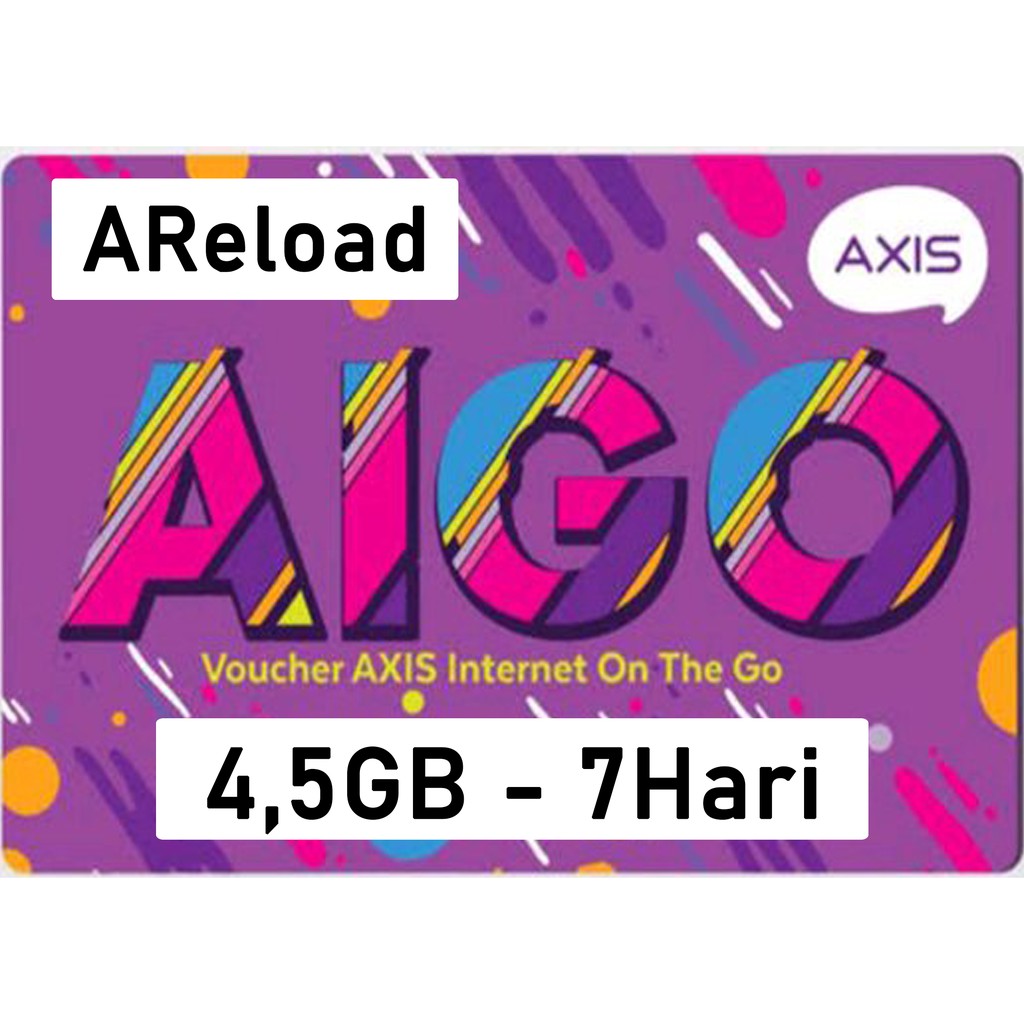Voucher axis 4,5GB 7 Hari