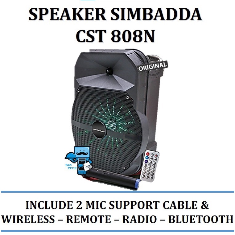 Speaker Simbadda CST 808N (Radio, Bluetooth & USB)