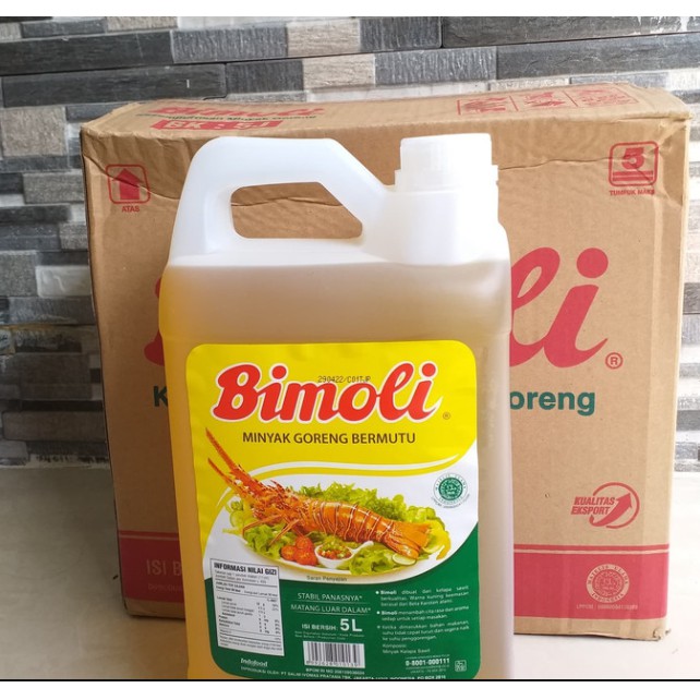 Minyak Goreng Bimoli [5 Liter /4 kompan /1 karton ]
