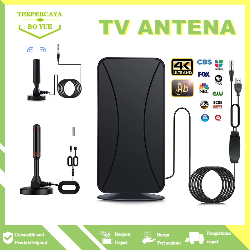 1080P HDTV Antenna Booster Portable Indoor Digital TV Antennas HDTV DTMB HD ATSC TV Antenna ISDB Set-Top Box Antenna ANTENA STICK TV-HIGH GAIN Untuk Indoor Dan Outdoor