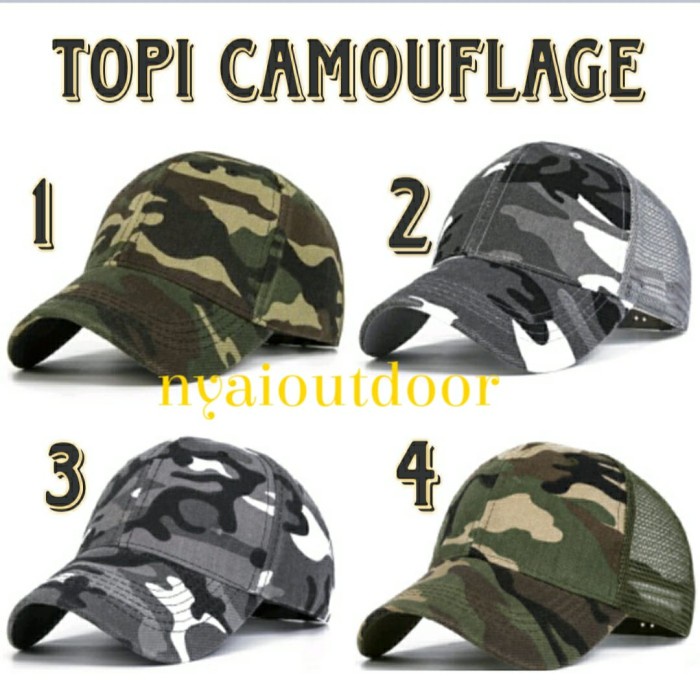 

Bf301Gf Topi Camo Loreng Army Topi Hunting Camouflage Tni Gdfd601A