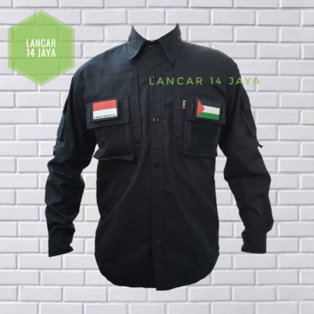 Kemeja 511 Kemeja Tactical PDL Kemeja Outdoor Lapangan Kemeja Seragam KPU Velcro Polos Best Seller