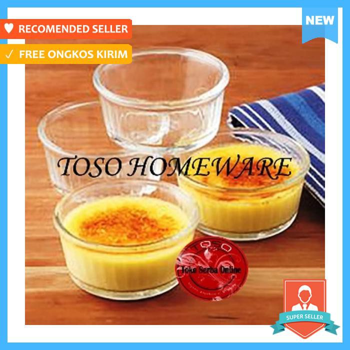 MANGKOK MAKAN - DURALEX GLASS RAMEKIN KACA 10CM TRANSPARAN RAMEQUIN CLEAR BOWL MANGKOK - PERALATAN