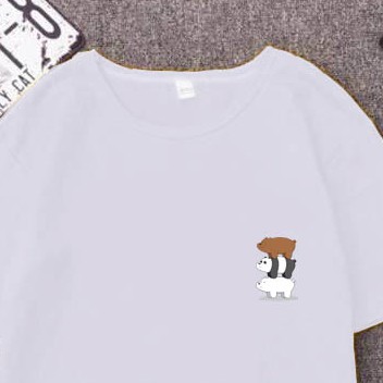 KAOS WE BARE BEARS / ATASAN WE BARE BEARS / KAOS BEARS / KAOS WE BARE BEARS PREMIUM QUALITY
