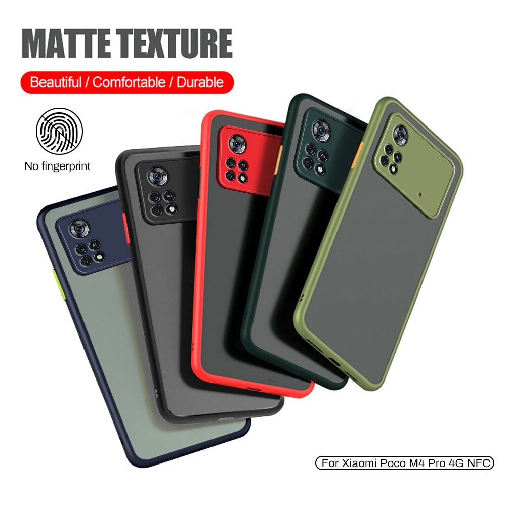 Soft Case Poco M4 Pro My Choice Aero Color Button Matte Frame Camera