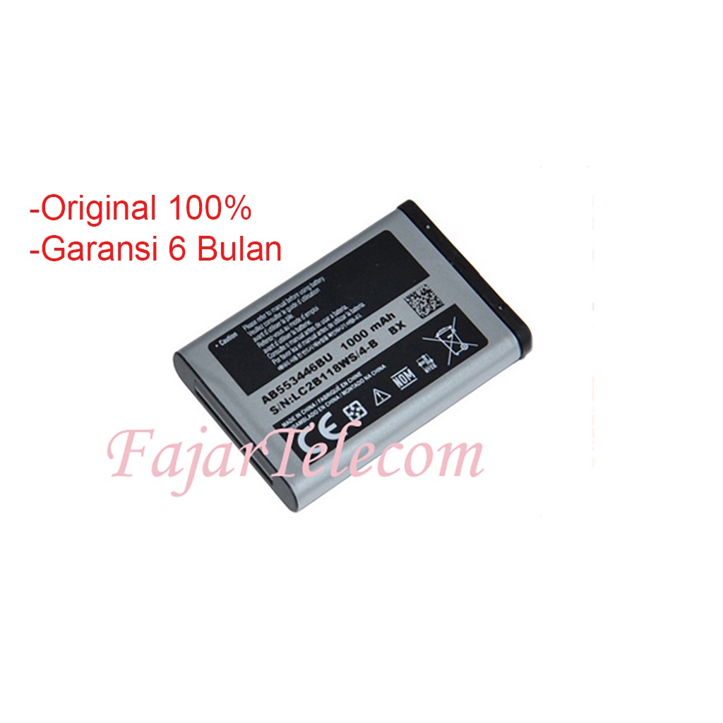 Baterai Samsung AB553446BU Galaxy Champ C3303 E2652 B200 D800 E2262 i320 Original