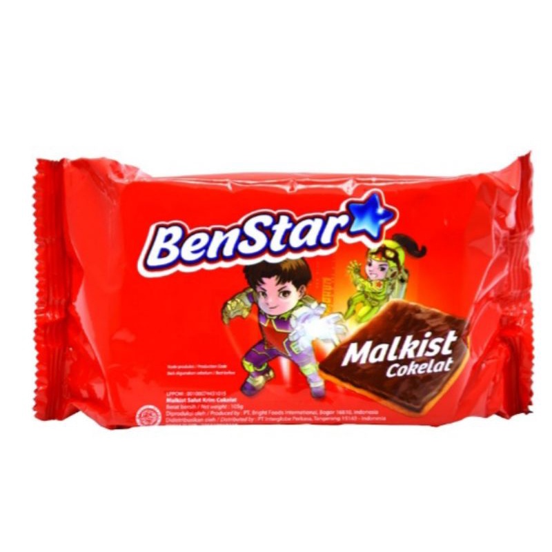 

Benstar Malkist Cokelat 105g