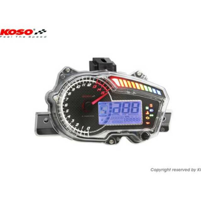 MX KING 150 - LC 150 Speedometer digital KOSO ORIGINAL PLUG N PLAY METER