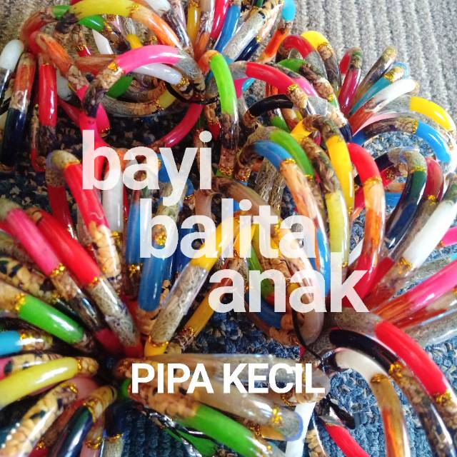  PREMIUM GELANG  KARIANGO WARNA LENGKAP PIPA KECIL 3 16 