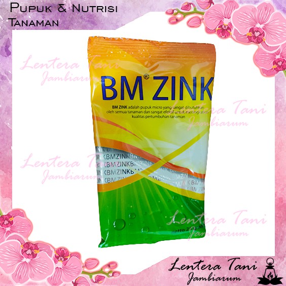 BM ZINK 25 gr pupuk micro pelengkap nutrisi pada segala tanaman BM-ZINK