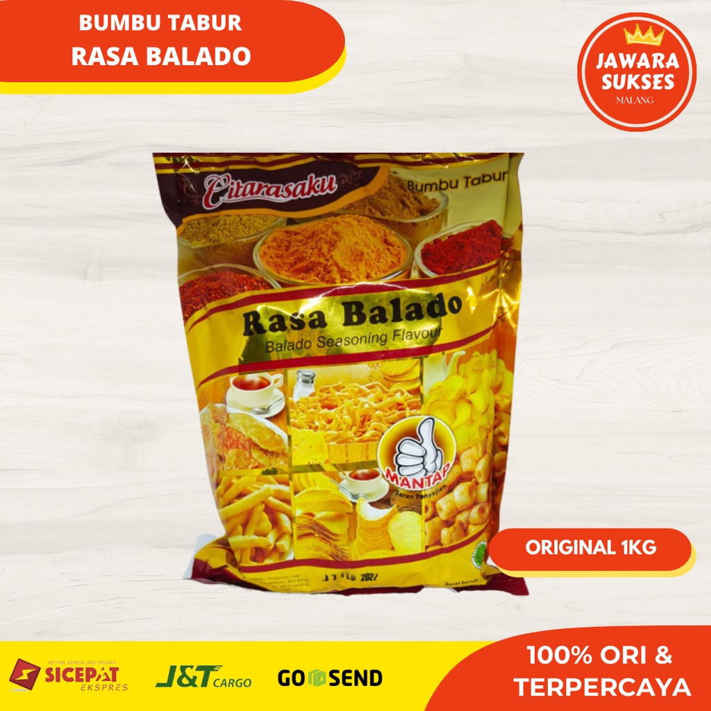 Jual Bumbu Tabur Rasa Balado 1kg Citarasaku Ori Shopee Indonesia 