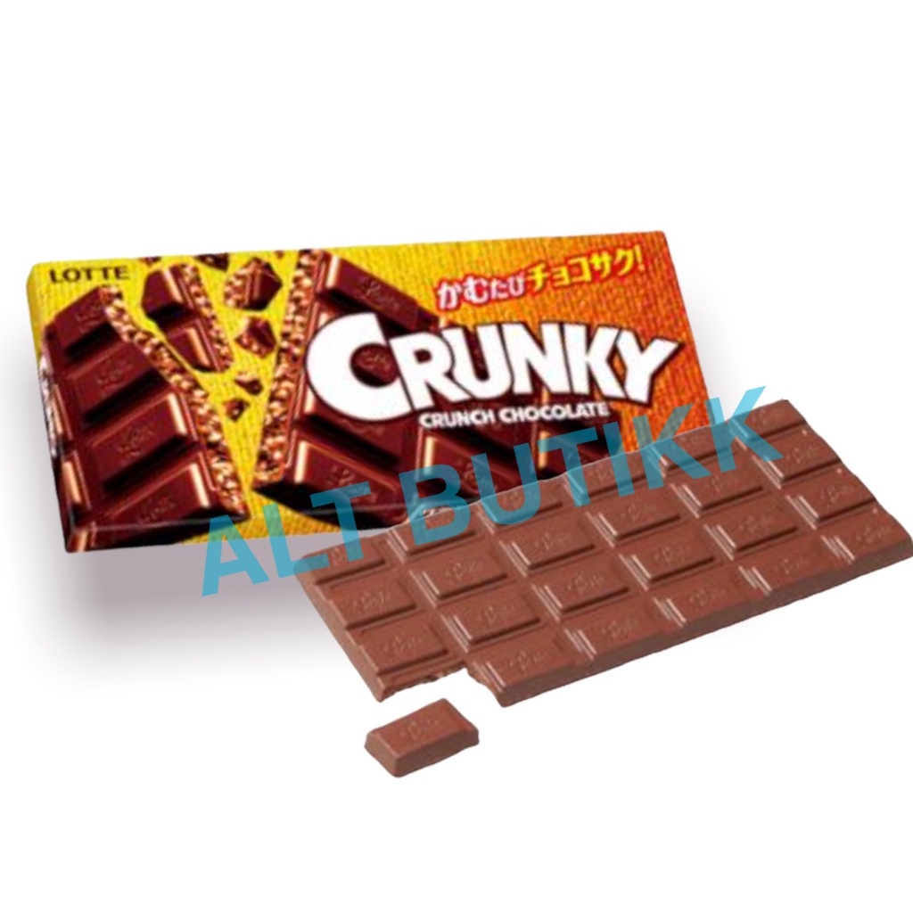 

RB LOTTE CRUNKY CRUNCH CHOCOLATE 45 GRAM PRODUCT OF JAPAN
