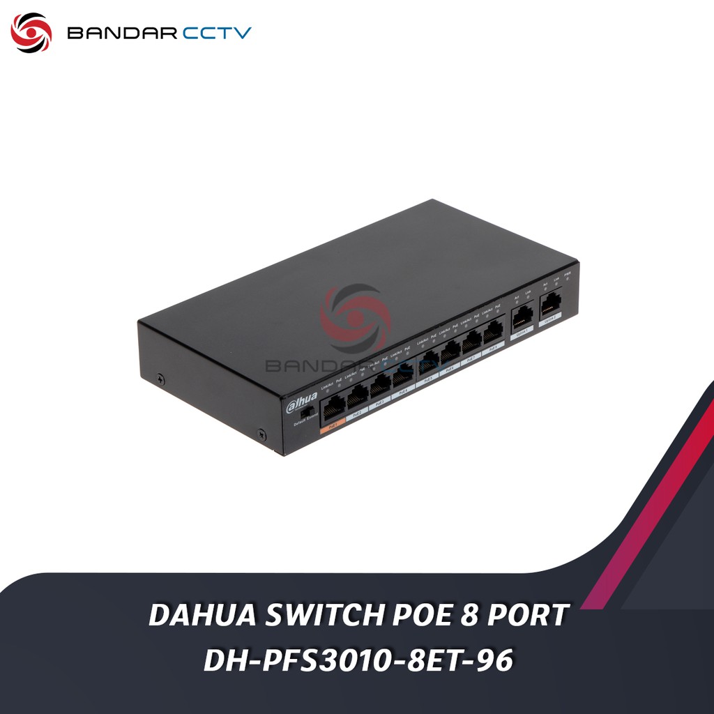 Dahua Switch Poe 8 Port DH PFS3010 8ET 96