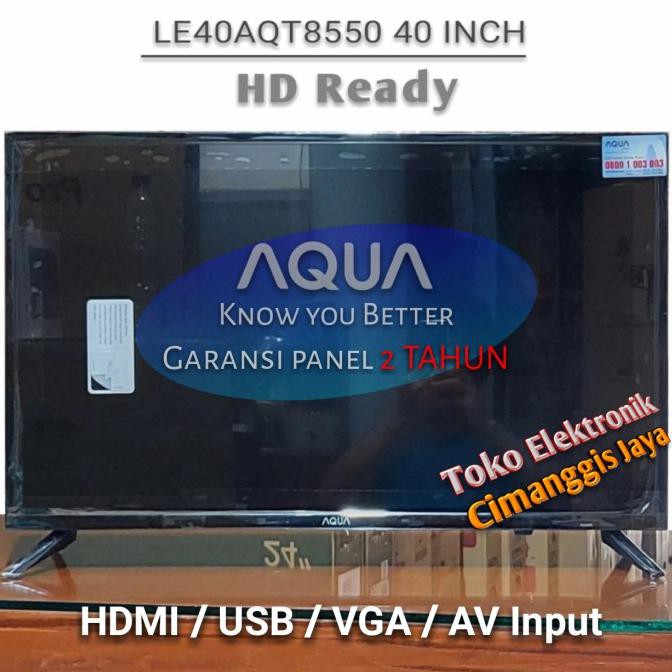 Ready&Siapkirim Tv Led Aqua 40 Inch - Tanpa Triplek