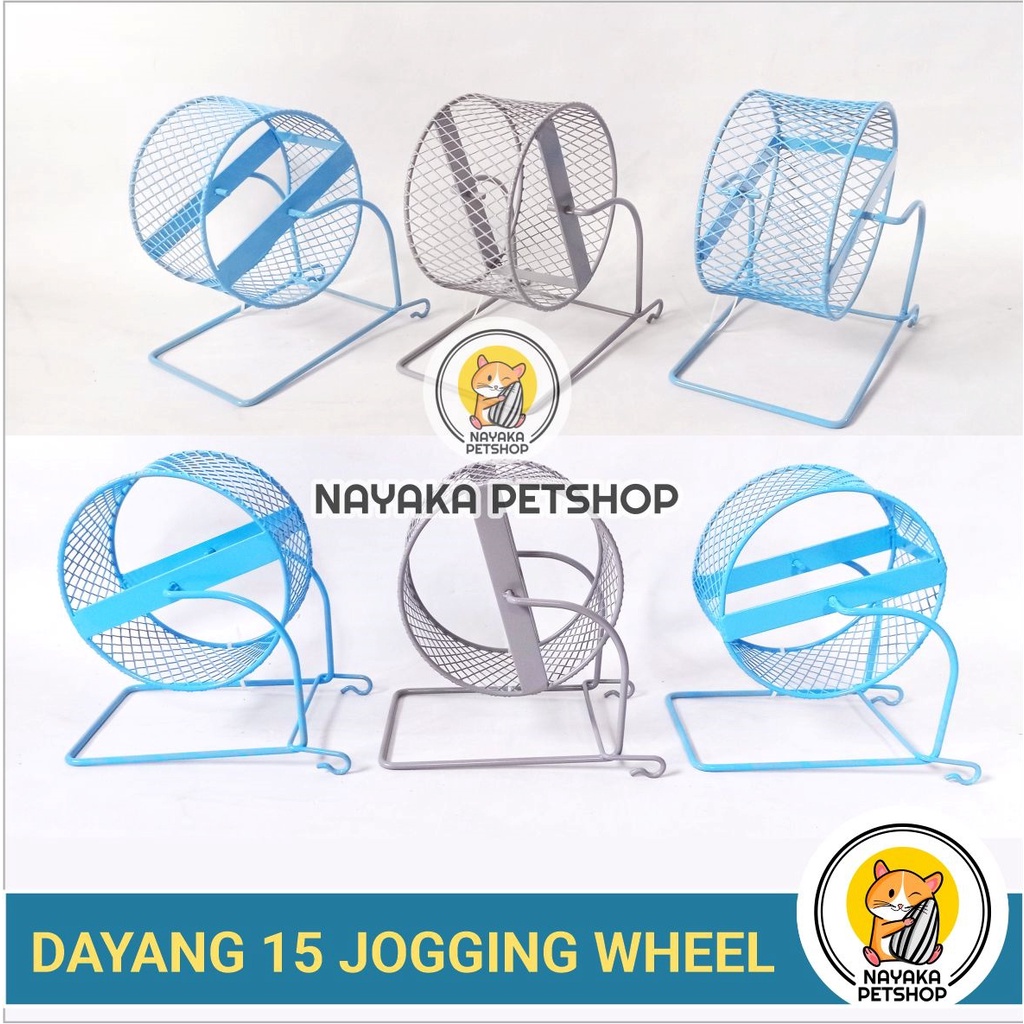 Dayang 15 Kincir Hamster Jogging Wheel Roda Putar Tupai Mainan Rolling Hewan