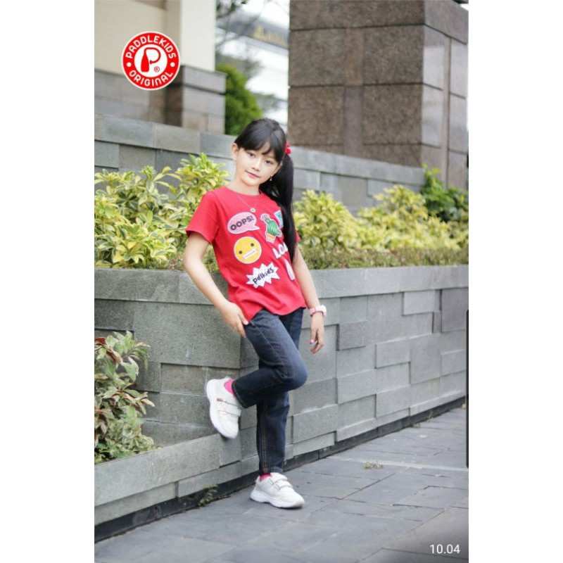 Kaos Anak Cewek 3-8 Tahun I  Kaos  Oliver Tees padlekids