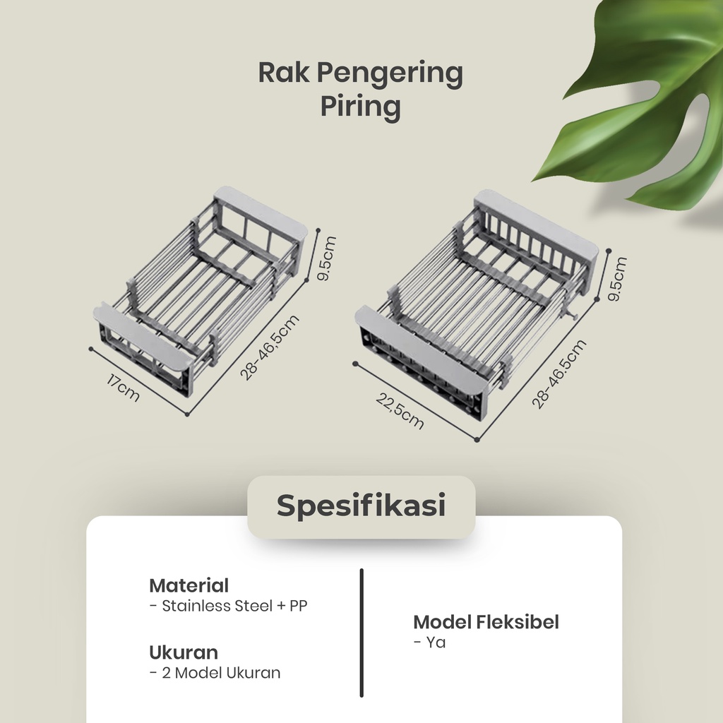 KERANJANG CUCI PIRING SAYUR BUAH RAK TIRISAN PIRING | DISH DRYING