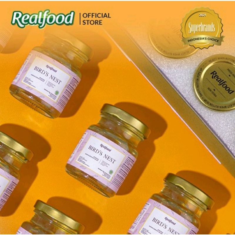 

Realfood Trial Hp Minuman Sarang Walet + Kolagen & Aloe Vera 6jar