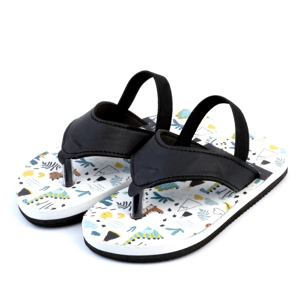 New Sandal Anak Bayi Balita Tali Belakang Motif Jerapah [ LosKids ]