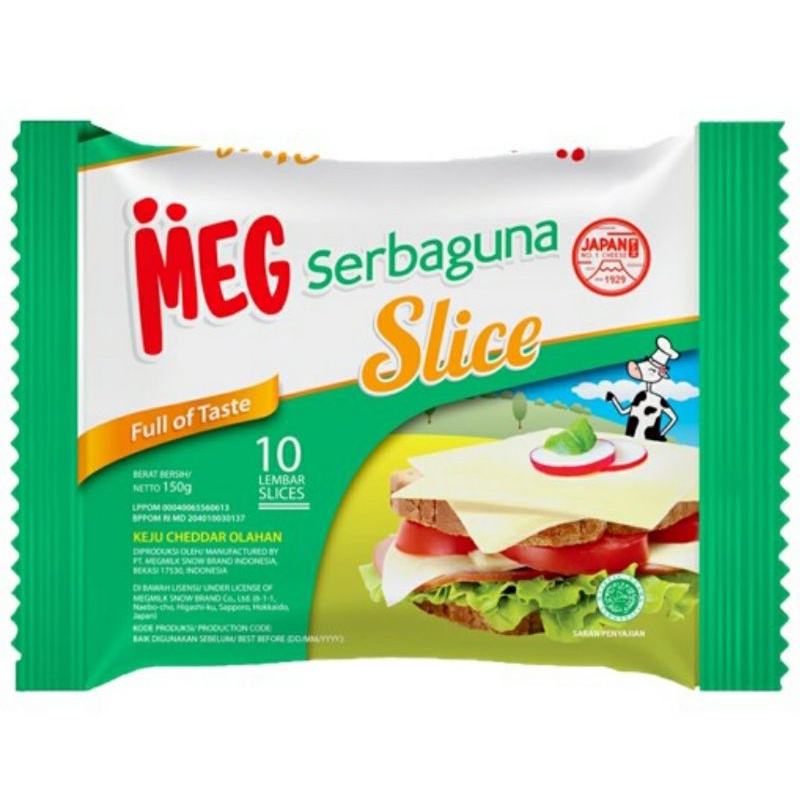 Keju Meg Serbaguna Slice isi 10