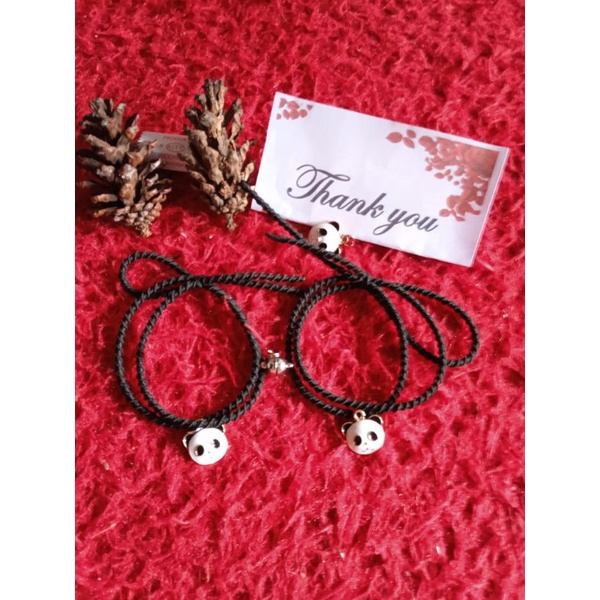 Gelang Couple / Gelang Desain Panda Curami Cinnamuroll