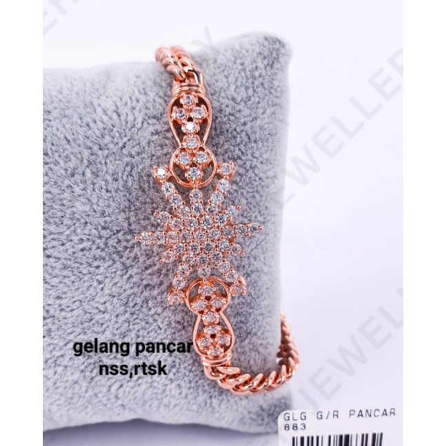 gelang padi dan plat berlian medan /replika ,mewah cantik,persis aslinya