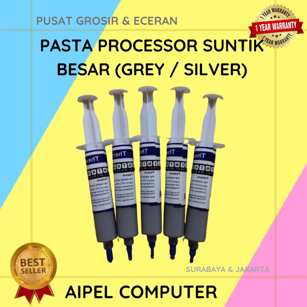 BESAR | PASTA PROCESSOR SUNTIK BESAR GREY  SILVER