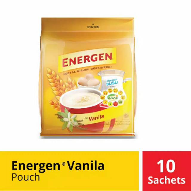 

Energen Vanila isi 10 sachet @30 gr - Energen Coklat isi 10 sachet - Energen Sereal - Energen Pouch