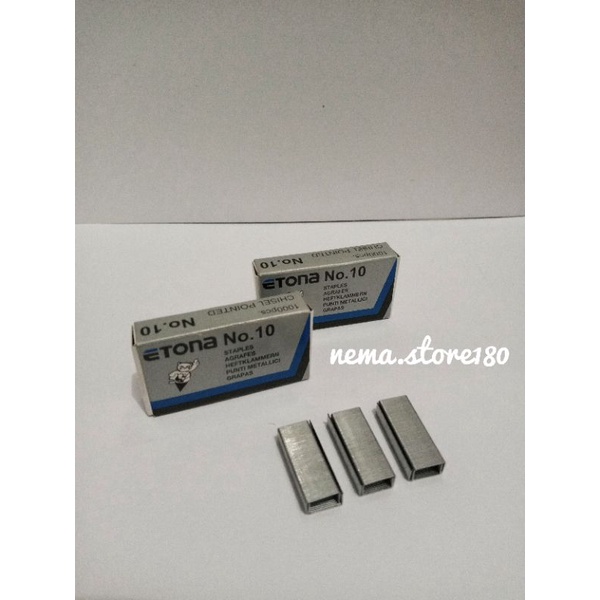 

STAPLES ETONA NO 10 /STAPLES KECIL