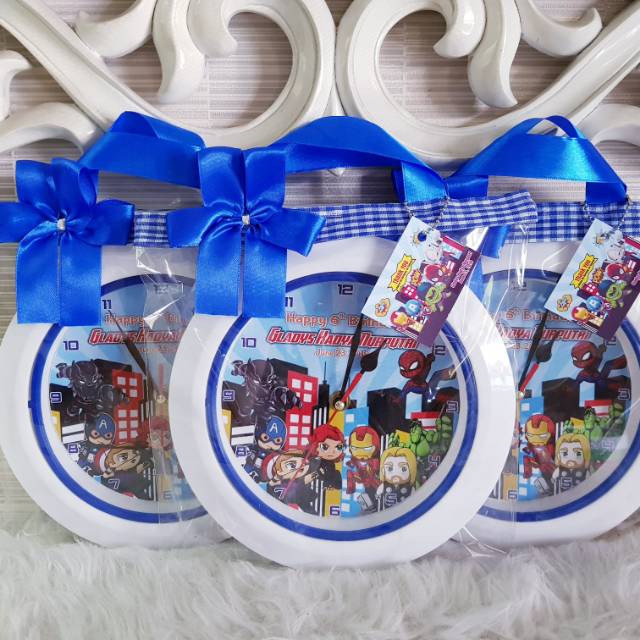 Souvenir Jam Dinding Custom/Souvenir Jam Kaca Custom/Souvenir Ultah/Souvenir Baby/Souvenir Birthday