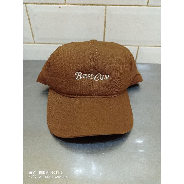 based club topi castell polo cap brown