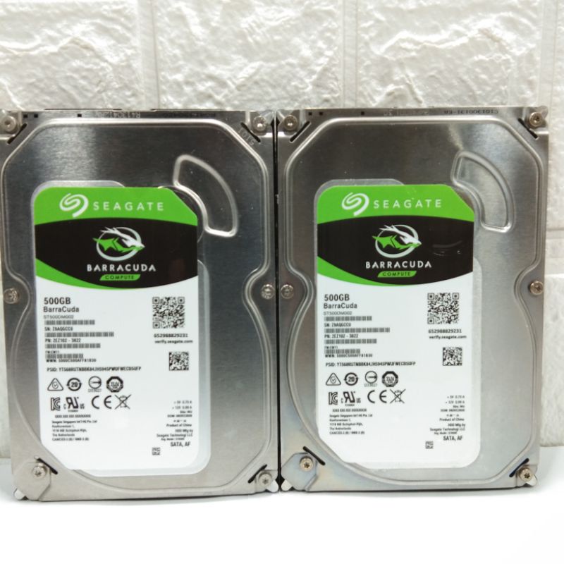 Harddisk Pc / Komputer 500Gb Sata Seagate Slim Rpm7200