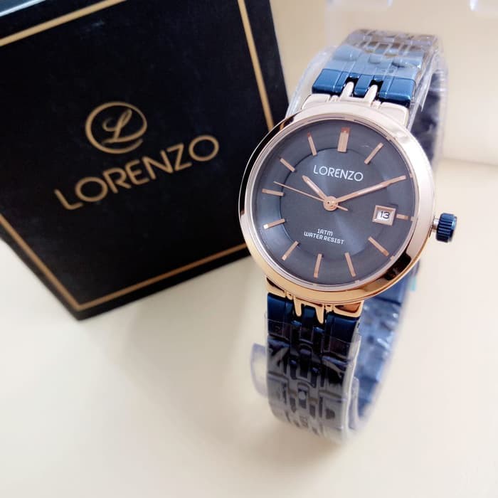 JAM TANGAN WANITA LORENZO 1071 ORIGINAL FREE BOX