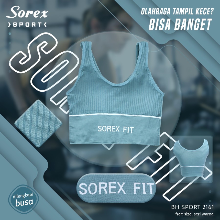 BH Sport Bra Sport Sorex 2161 Fitness Gym Senam Yoga