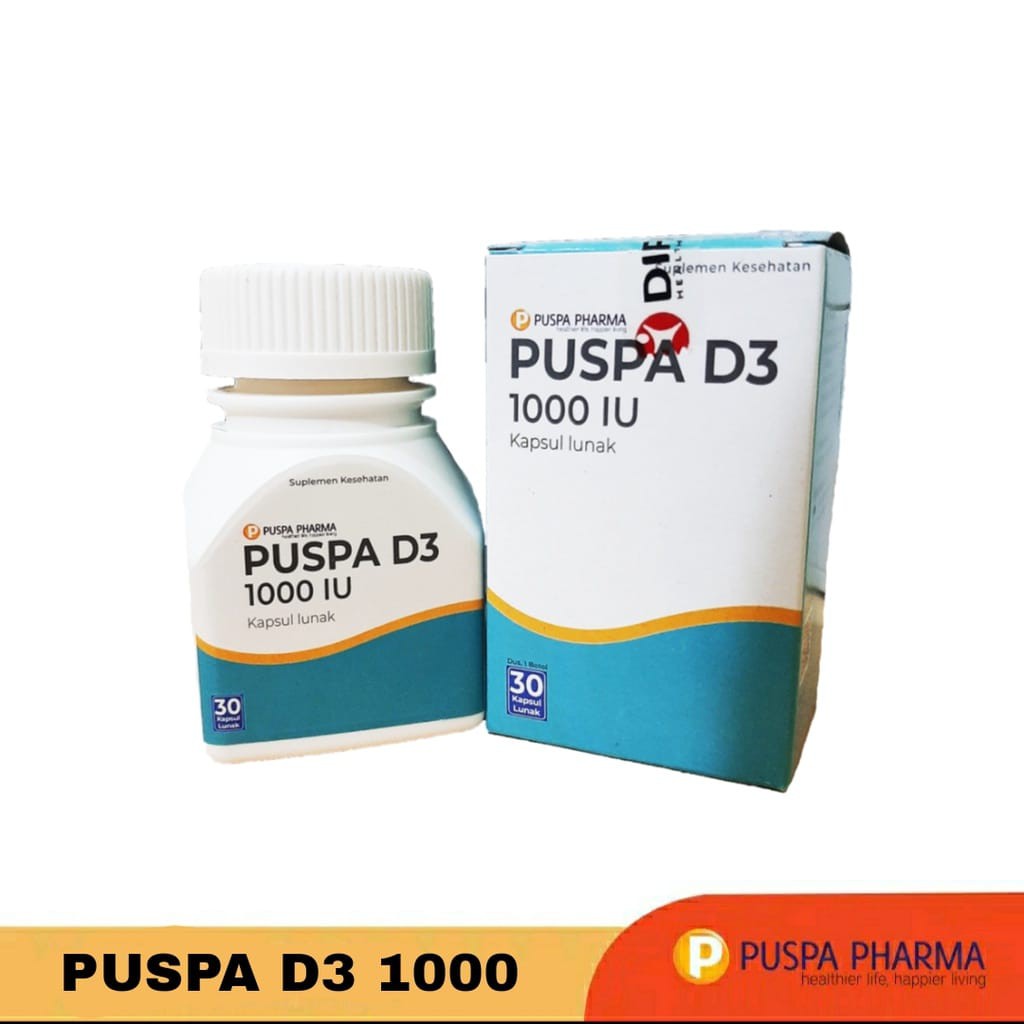 Puspa D3 1000 - Vitamin D3 1000 IU