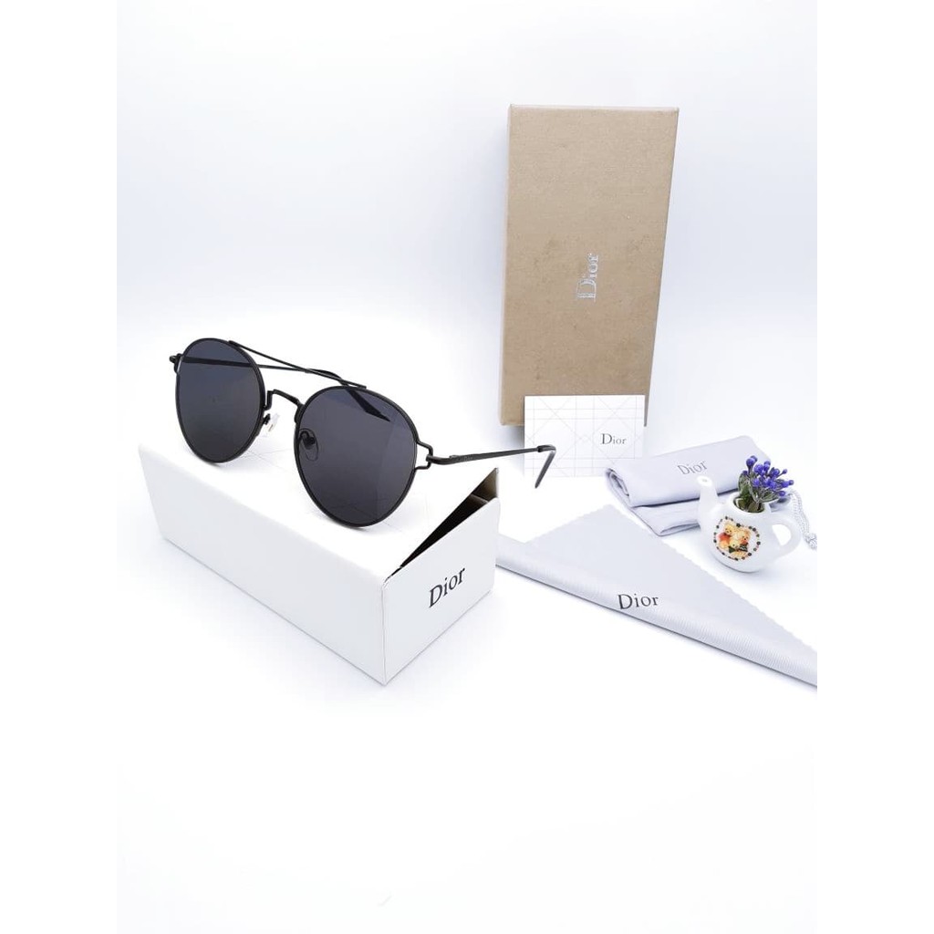 Kacamata / Sunglass Pria Wanita Dior R-8046 Fullset   Cairan pembersih