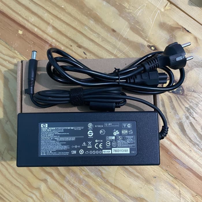 Adaptor Charger HP All In One Pavillon 18.5V-6.5A 120W DC 7.4 X 5.0mm