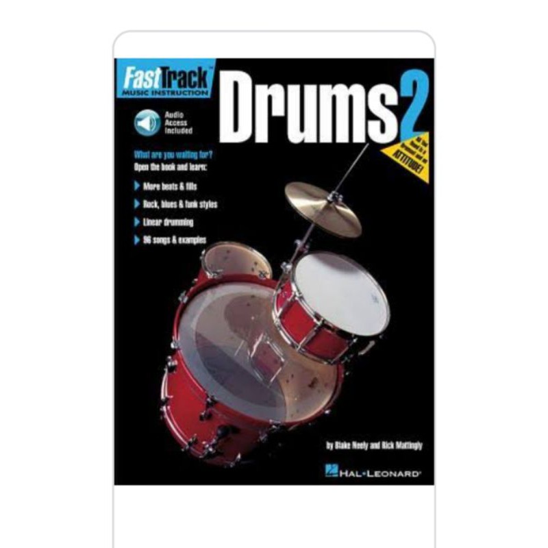 Fast track Drum 1 atau 2 Fast Track Drums 1 or 2 Blake Neely buku drum import