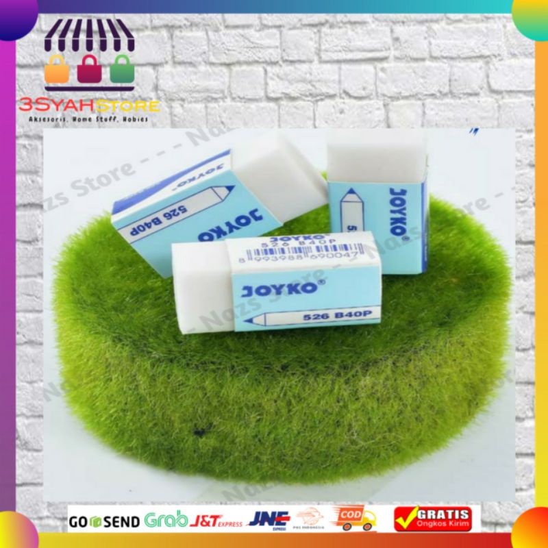 

Penghapus Eraser Joyko Pendek Putih 526-B40P