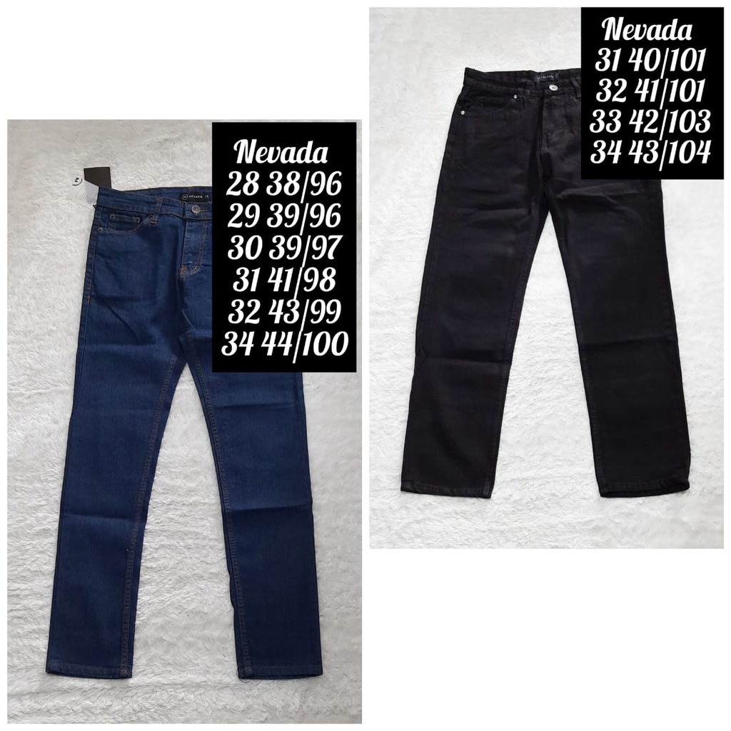 Nevada Celana Jeans panjang Pria Dewasa Cowok Branded Matahari ori original