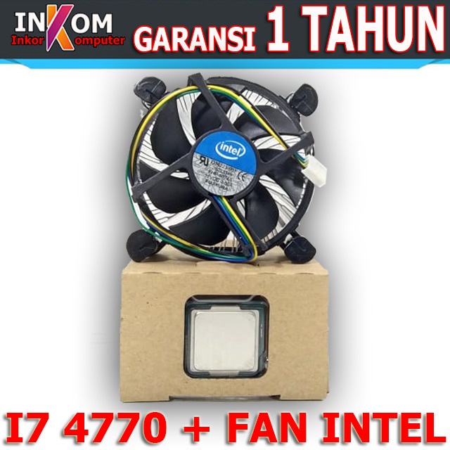 PROCESSOR Intel Core i7-4770 3.40Ghz LGA 1150 PLUS FAN INTE