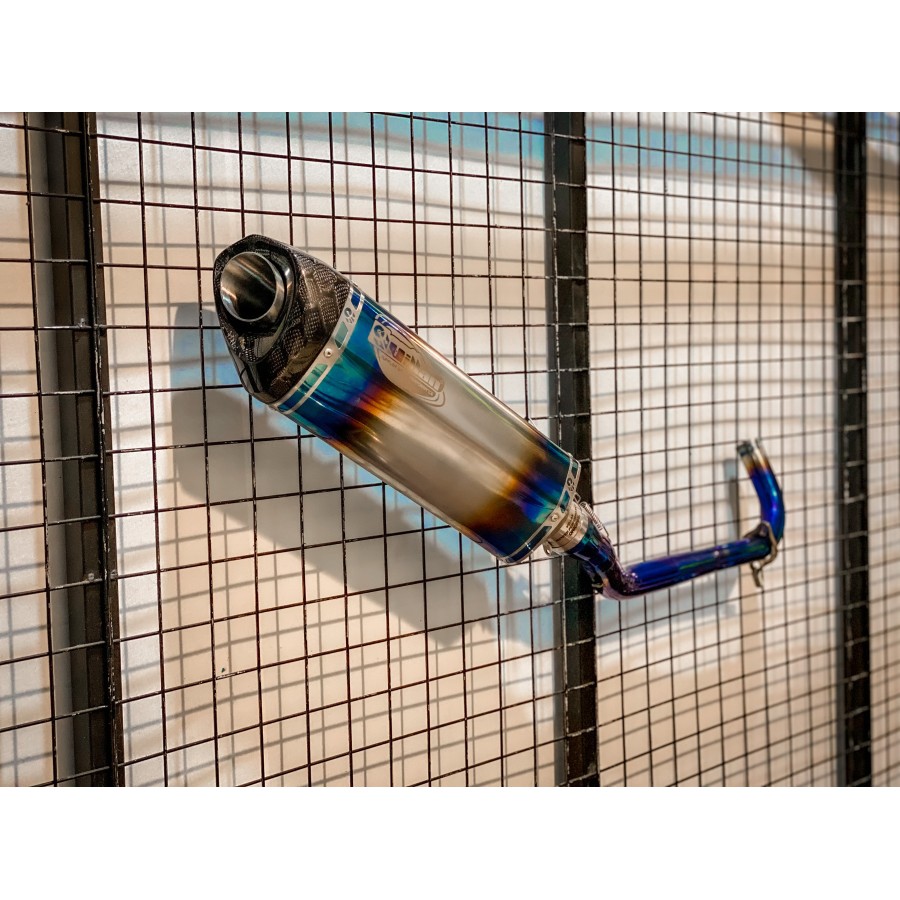 KNALPOT VILLAN MV1 BLUE AEROX NMAX ADV PCX VARIO BEAT SCOPPY