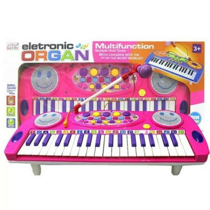 Mainan Anak Edukasi Eletronic Organ Music Piano Keyboard